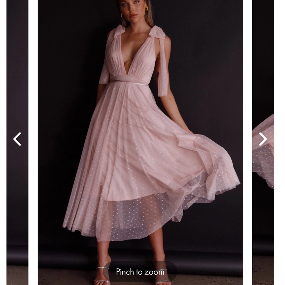Pink Midi Dress